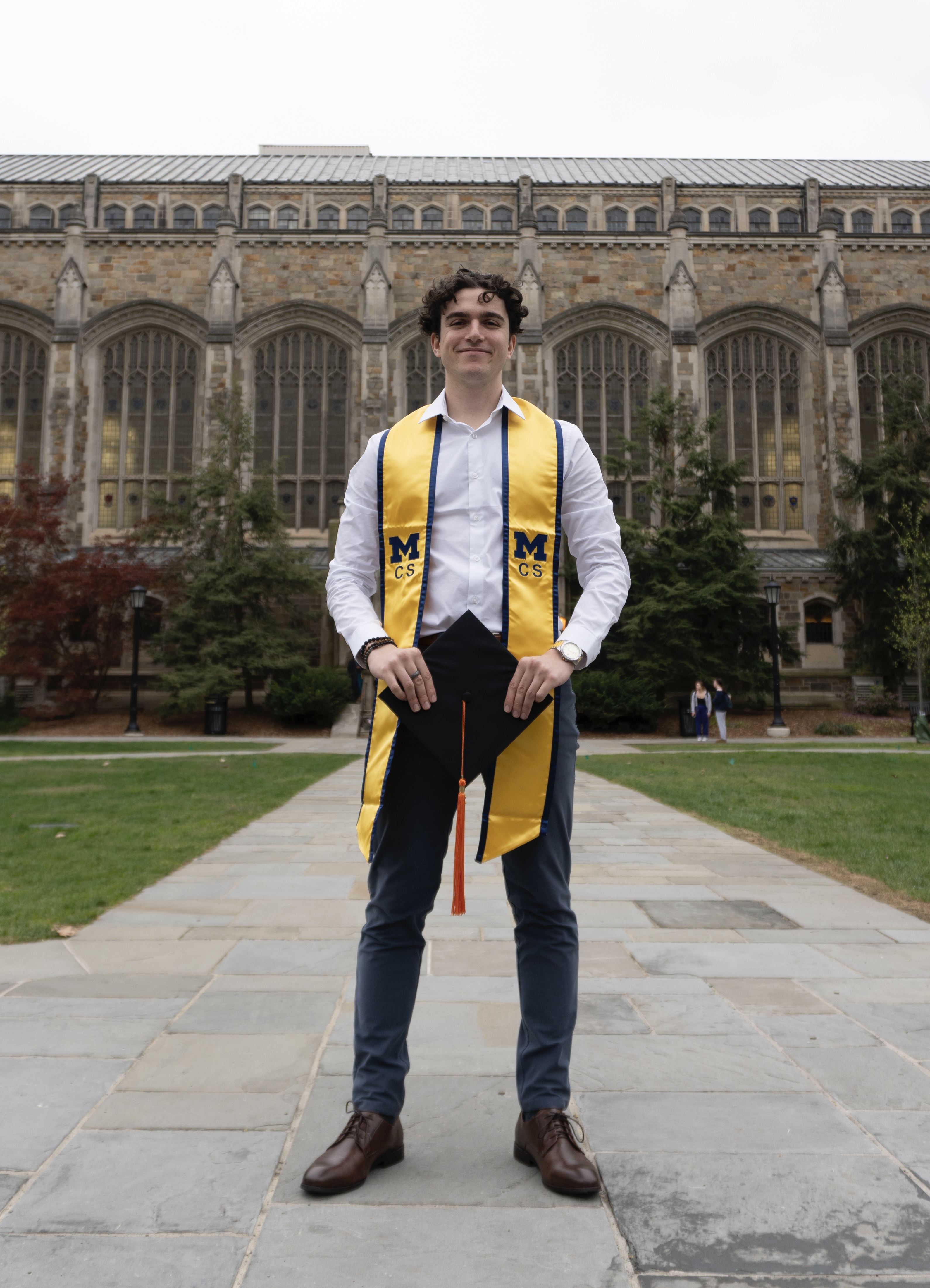 Ezequiel at University of Michigan graduation